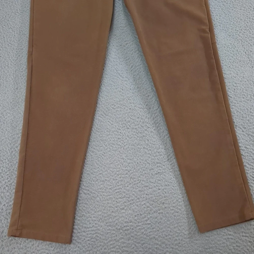 Lululemon Pants Mens 36x33 Brown Canvas Slim Fit 5 Pocket Chino Casual Workwear